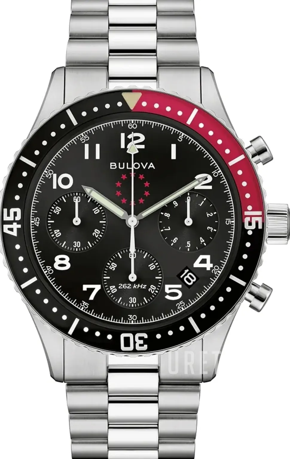 Marine Star Svart/Stål Ø42 mm