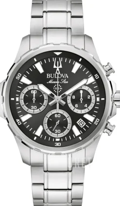 Marine Star Svart/Stål Ø43 mm