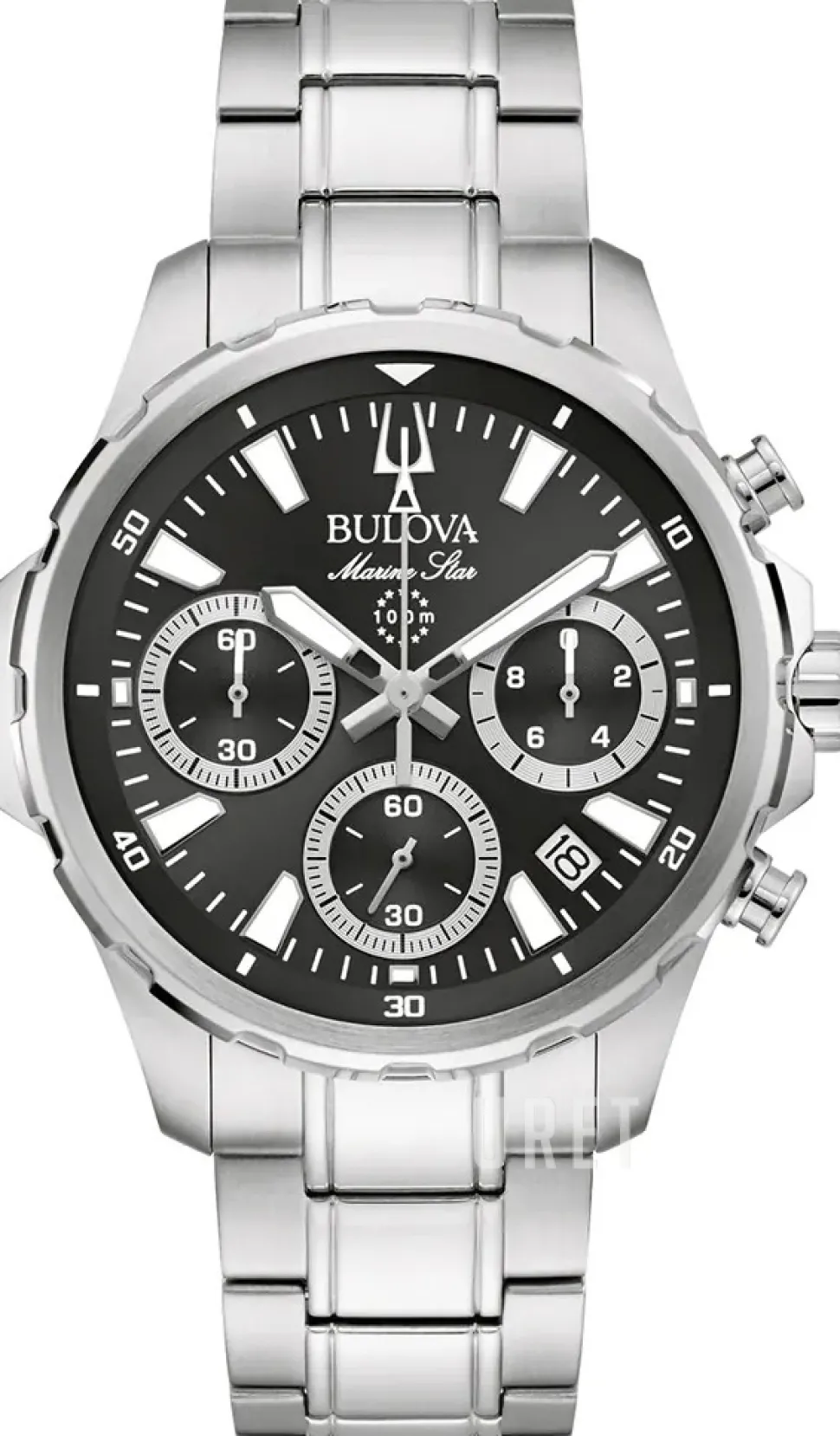 Marine Star Svart/Stål Ø43 mm