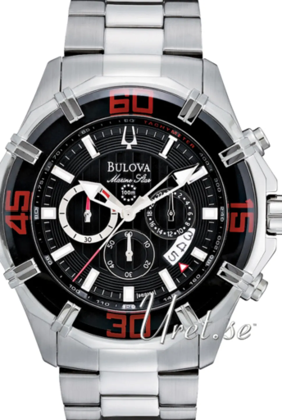 Marine Star Svart/Stål Ø46 mm