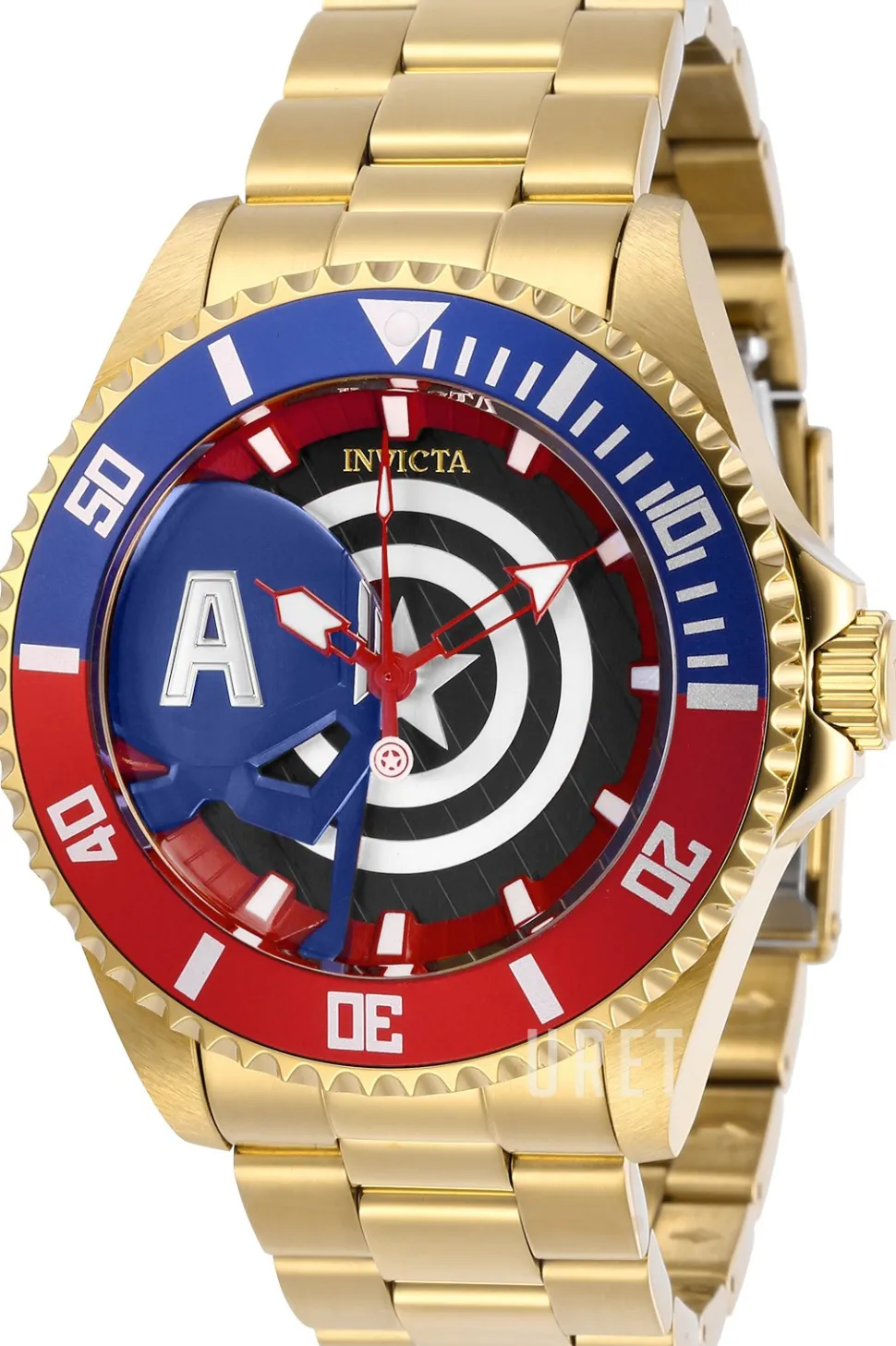 Marvel Flerfärgad/Gulguldtonat stål Ø44 mm