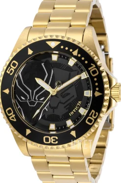 Marvel Svart/Gulguldtonat stål Ø44 mm