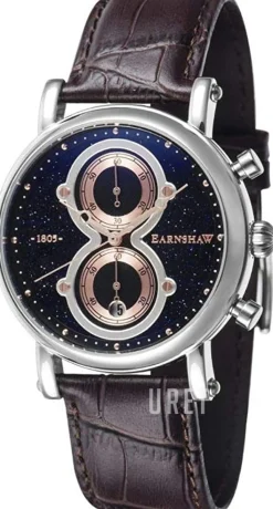 Maskelyne Brun/Läder Ø43 mm