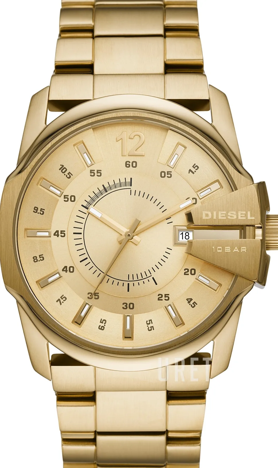 Master Chief Guldtonad/Guldtonat stål Ø45 mm