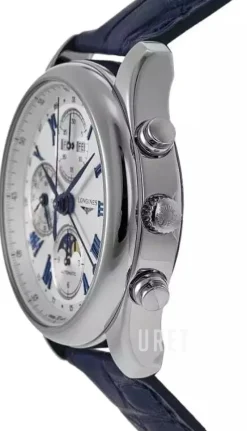 Master Collection Silverfärgad/Läder Ø42 mm