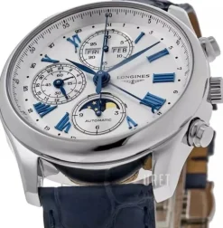 Master Collection Silverfärgad/Läder Ø42 mm