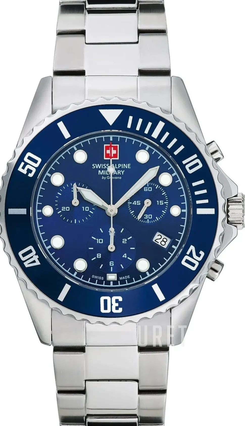 Master Diver Chrono Blå/Stål Ø42 mm