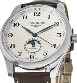 Master Silverfärgad/Läder Ø42 mm