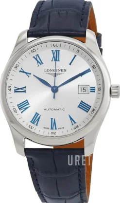 Master Silverfärgad/Läder Ø40 mm