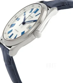 Master Silverfärgad/Läder Ø40 mm