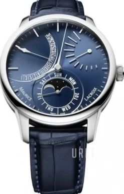 Masterpiece Blå/Läder Ø43 mm