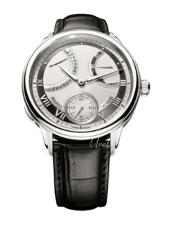 Masterpiece Calendrier Retrograde Silverfärgad/Läder Ø45 mm