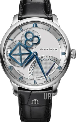 Masterpiece Silverfärgad/Läder Ø43 mm