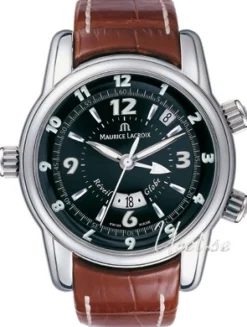 Masterpiece Sport Svart/Läder Ø43 mm