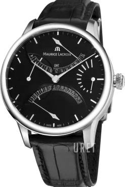 Masterpiece Svart/Läder Ø43 mm