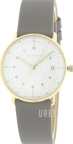 Max Bill Silverfärgad/Läder Ø32.7 mm