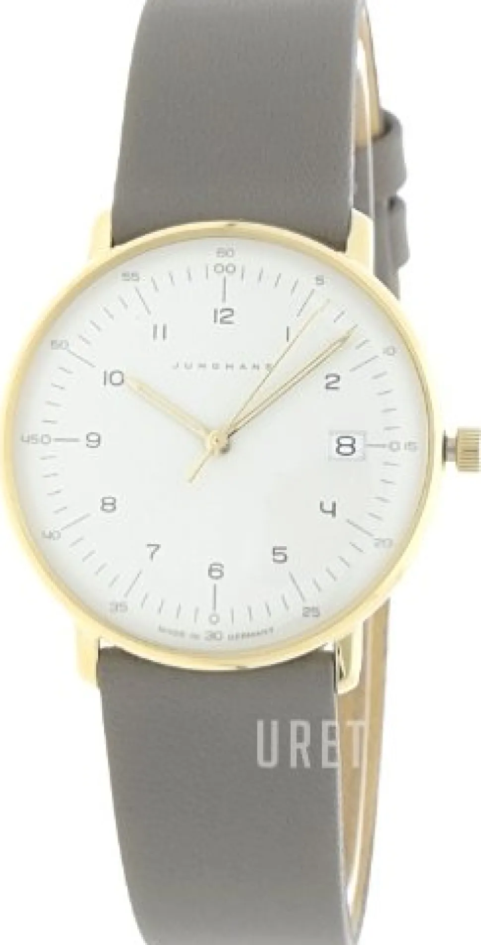 Max Bill Silverfärgad/Läder Ø32.7 mm