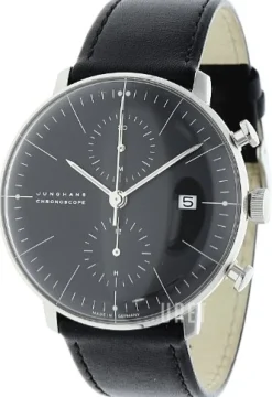 Max Bill Svart/Läder Ø40 mm