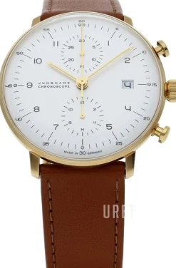 Max Bill Vit/Läder Ø40 mm