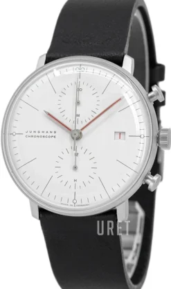 Max Bill Vit/Läder Ø40 mm