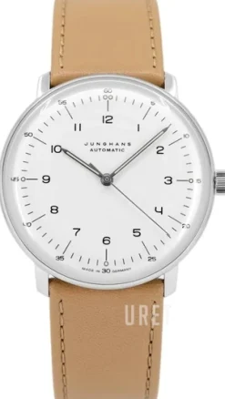 Max Bill Vit/Läder Ø38 mm