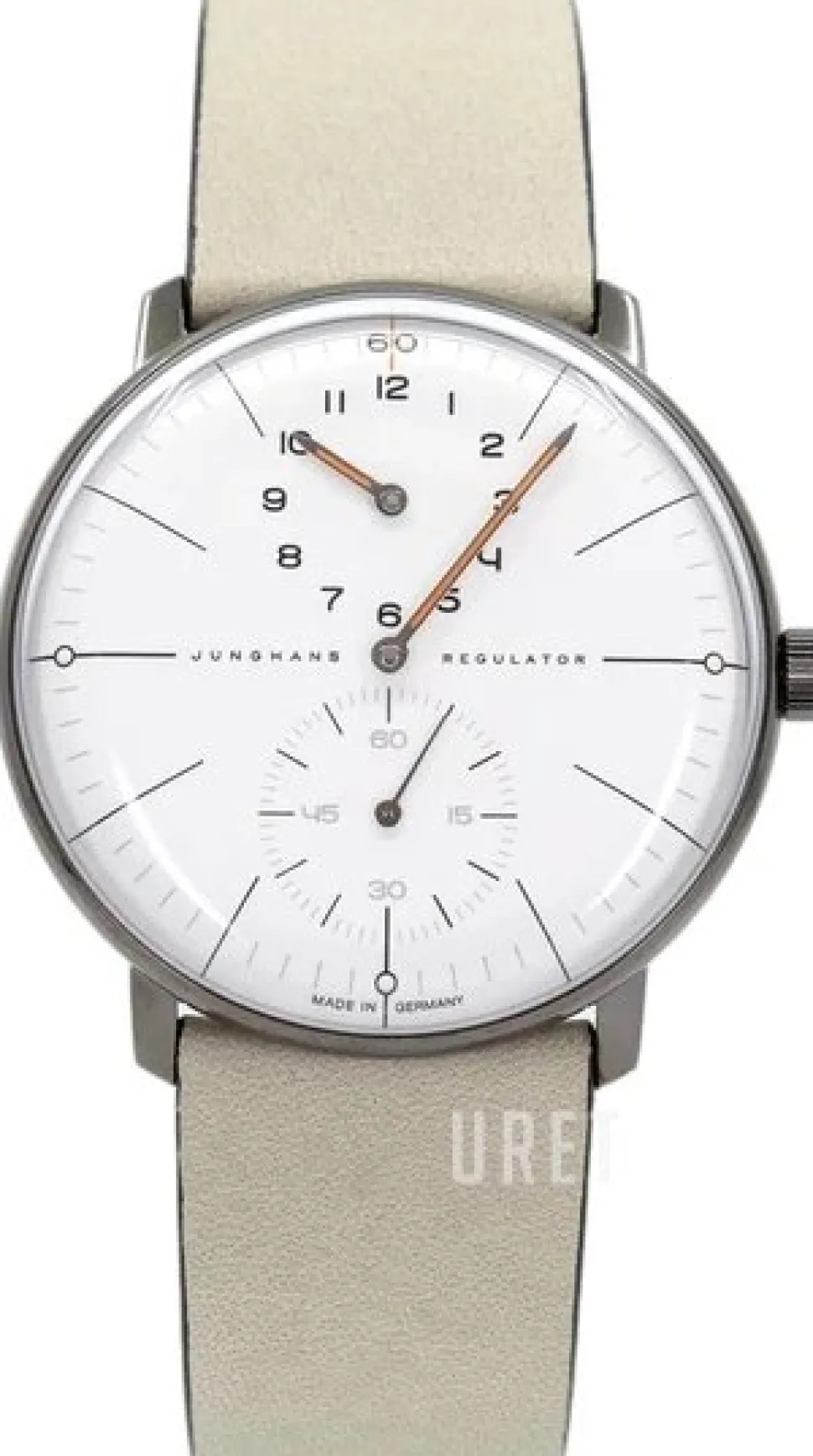 Max Bill Vit/Läder Ø38 mm