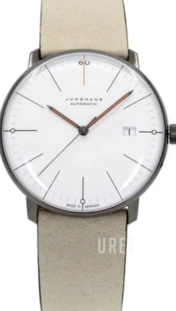 Max Bill Vit/Läder Ø38 mm