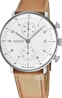 Max Bill Vit/Läder Ø40 mm