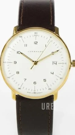 Max Bill Vit/Läder Ø38 mm