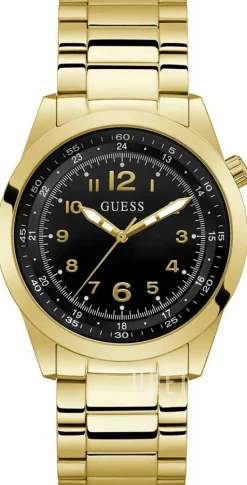 Max Svart/Gulguldtonat stål Ø42 mm