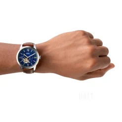 Mechanical Blå/Läder Ø44 mm