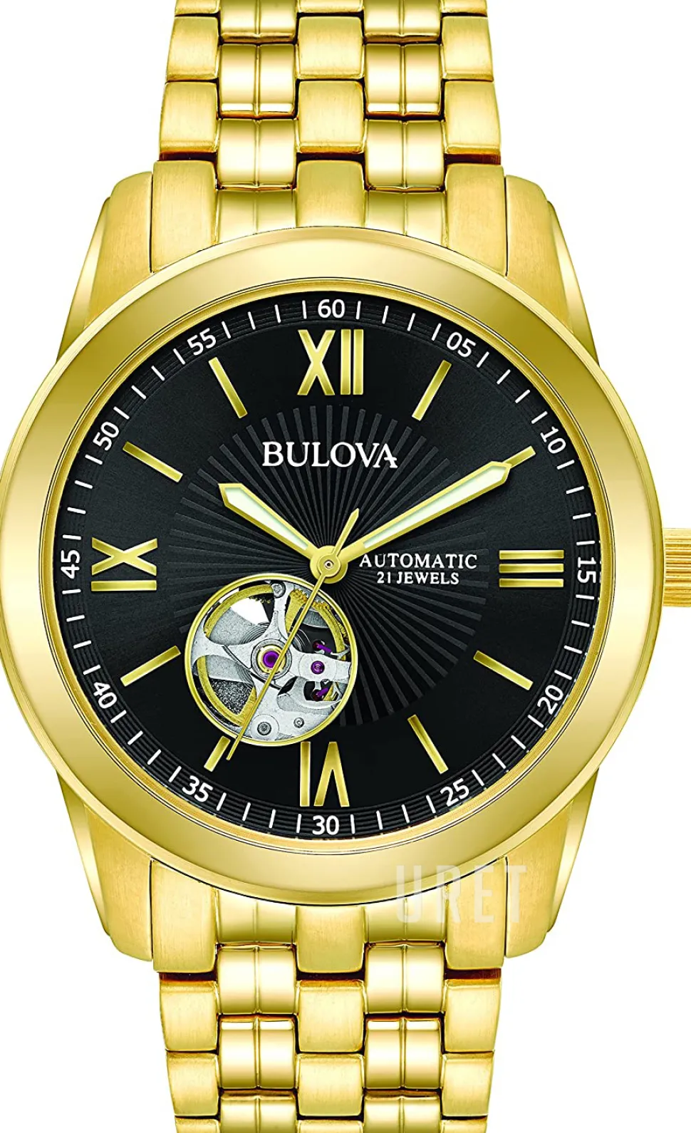 Mechanical Svart/Gulguldtonat stål Ø42 mm