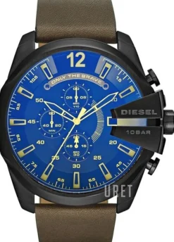 Mega Chief Blå/Läder Ø51 mm