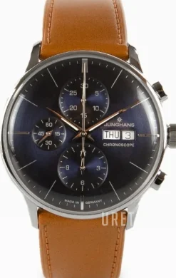 Meister Blå/Läder Ø40.7 mm