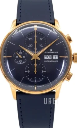 Meister Blå/Läder Ø40.7 mm