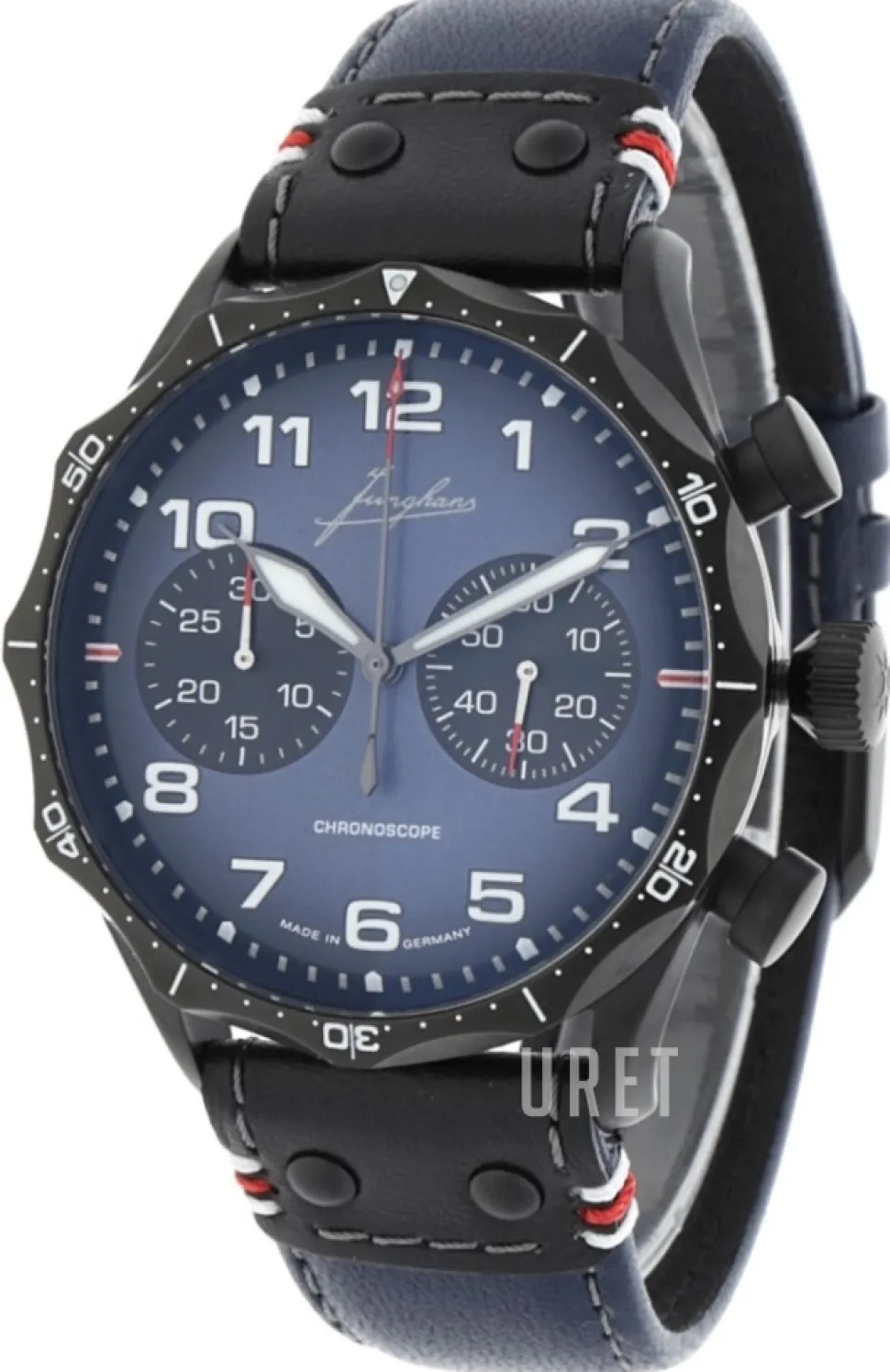 Meister Blå/Läder Ø43.3 mm