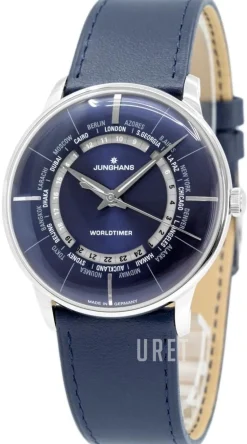 Meister Blå/Läder Ø40.4 mm