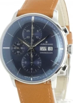 Meister Blå/Läder Ø40.7 mm