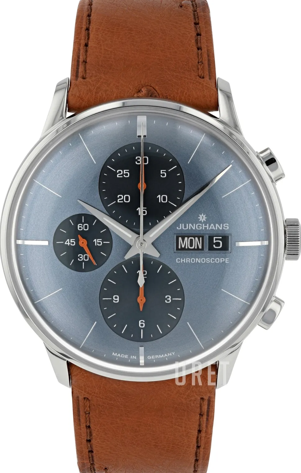 Meister Blå/Läder Ø40.7 mm