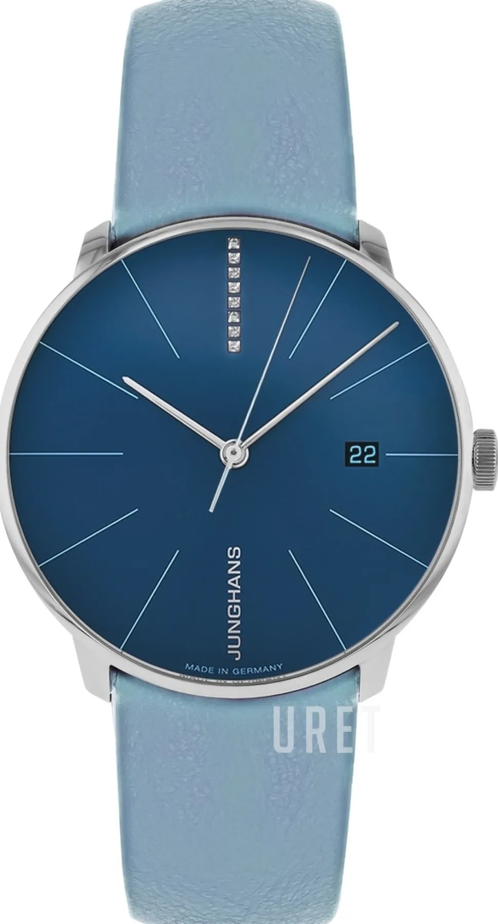 Meister Blå/Läder Ø39.5 mm