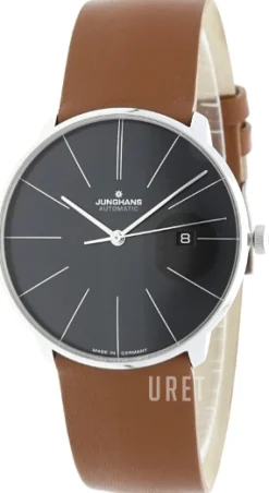 Meister Svart/Läder Ø39.5 mm