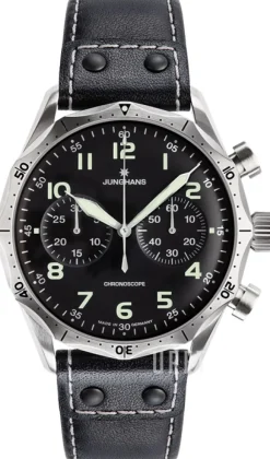 Meister Svart/Läder Ø43.3 mm