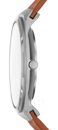 Melbye Titanium Blå/Läder Ø40 mm