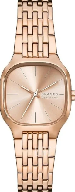 Mellem Lille Roséguldstonad/Roséguldstonat stål