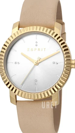 Menlo Silverfärgad/Läder Ø36 mm