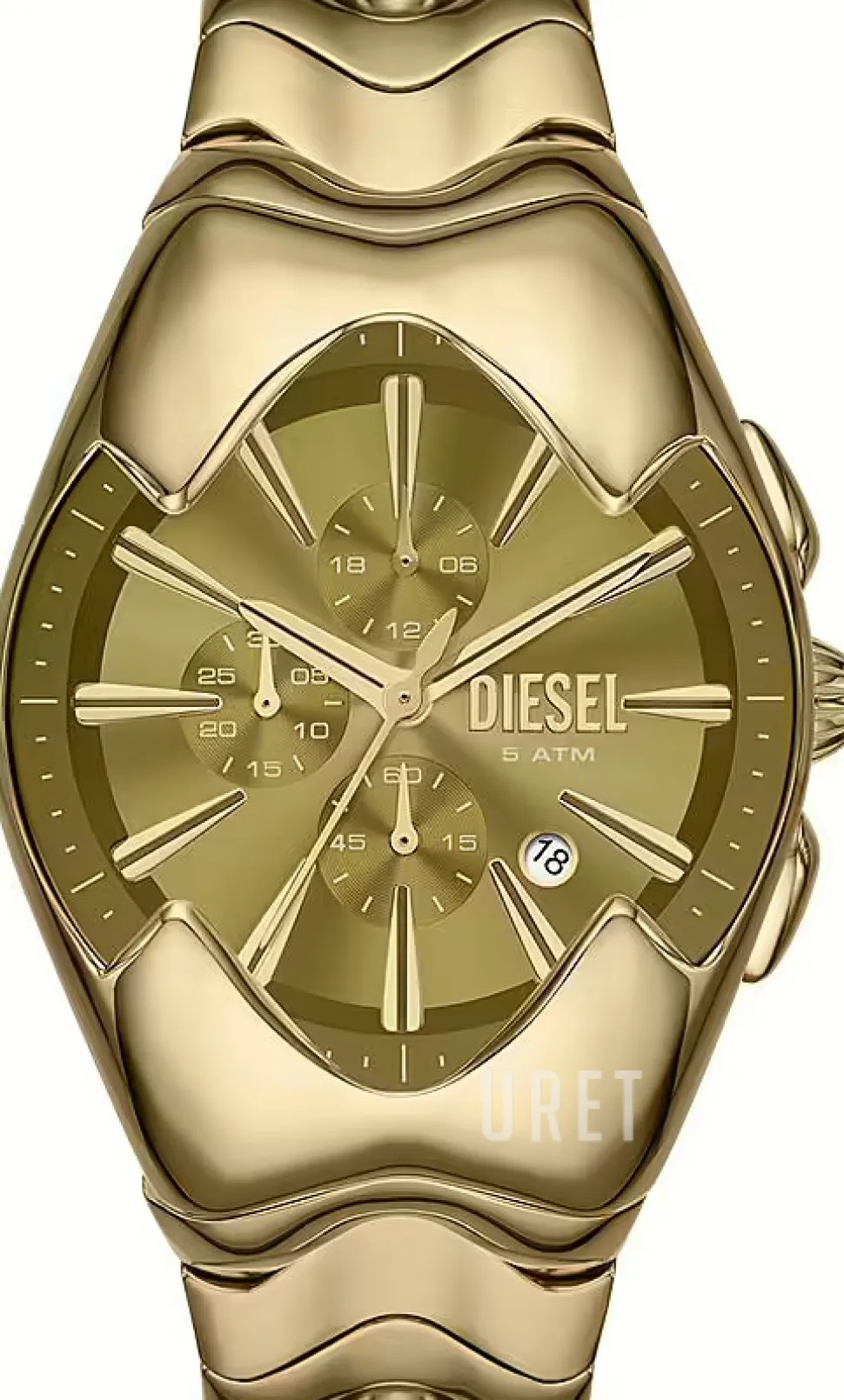 Mercurial Guld/Gulguldtonat stål Ø45 mm