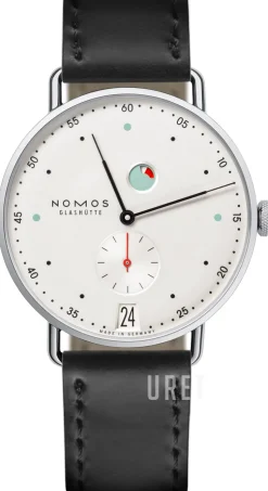 Metro Silverfärgad/Läder Ø37 mm