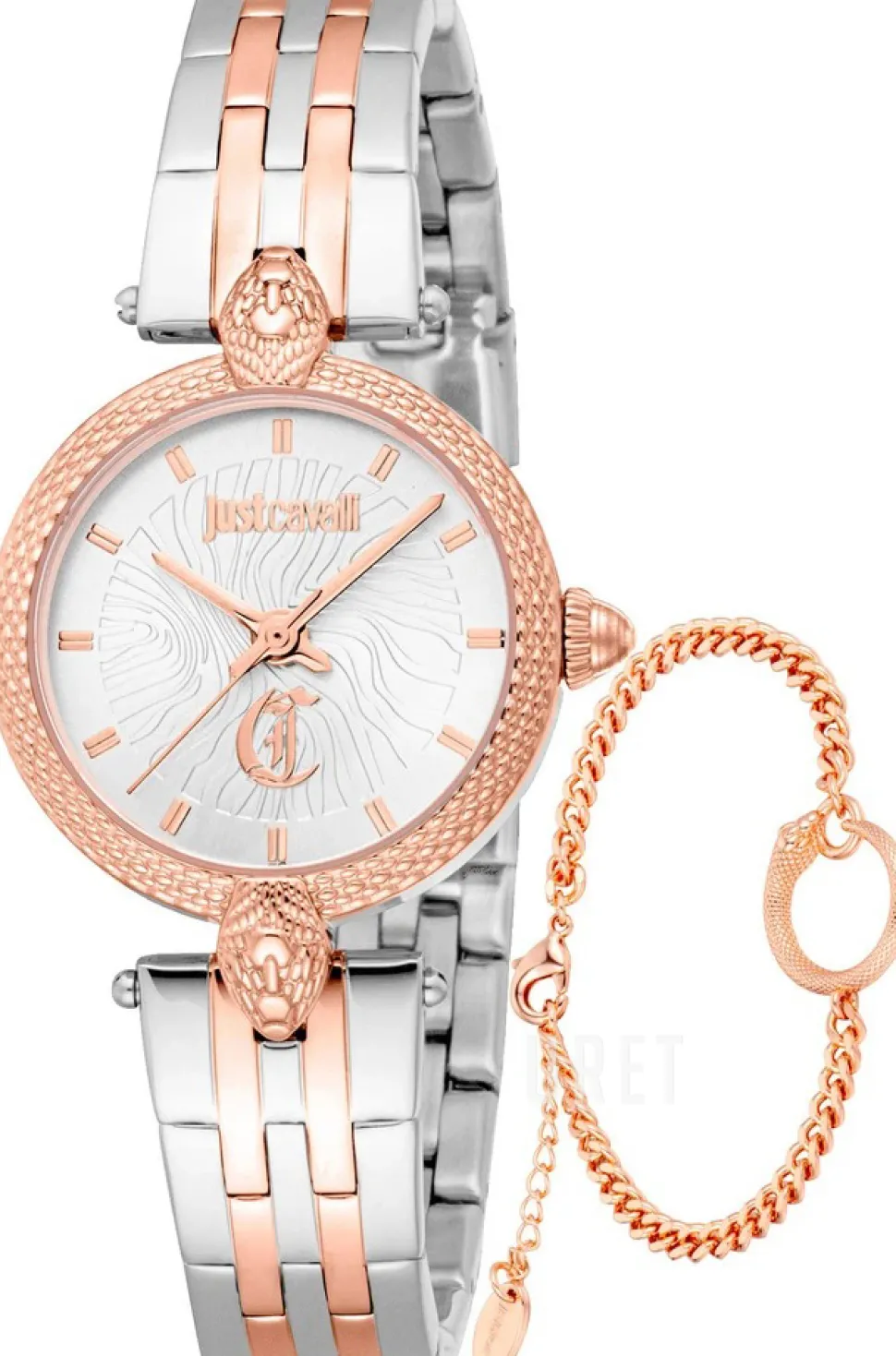 Mini Attraente Silverfärgad/Roséguldstonat stål Ø28 mm