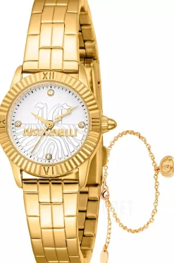 Mini Raffinata Vit/Gulguldtonat stål Ø26 mm