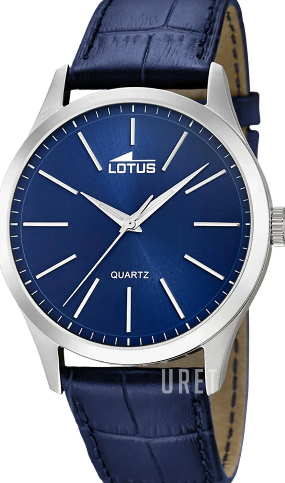 Minimalist Blå/Läder Ø42 mm